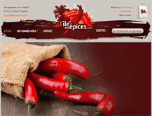 Tablet Screenshot of ileauxepices.com